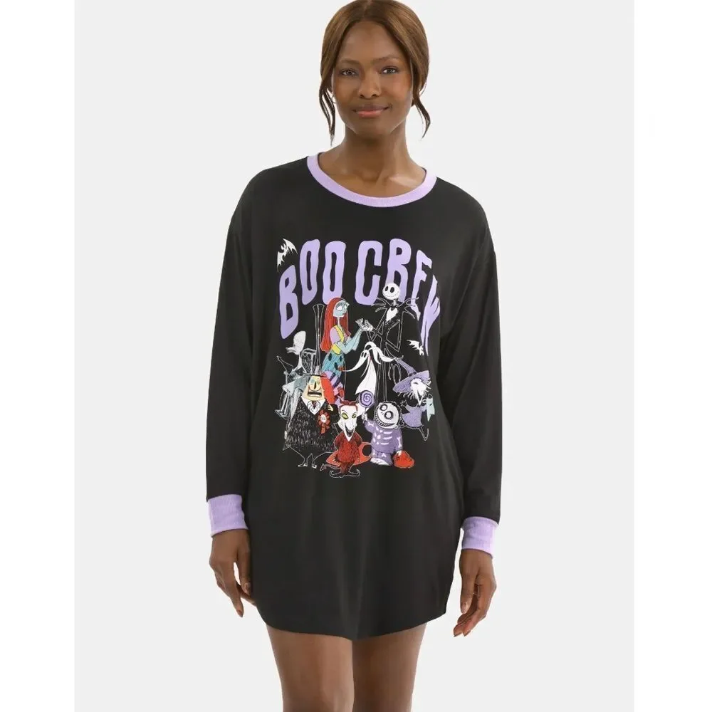 Disney's Nightmare Before Christmas Sleepshirt Pajama Super Soft 2-Pack Size L - Picture 5 of 10